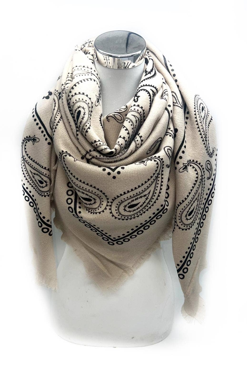 Large bandana: Taupe