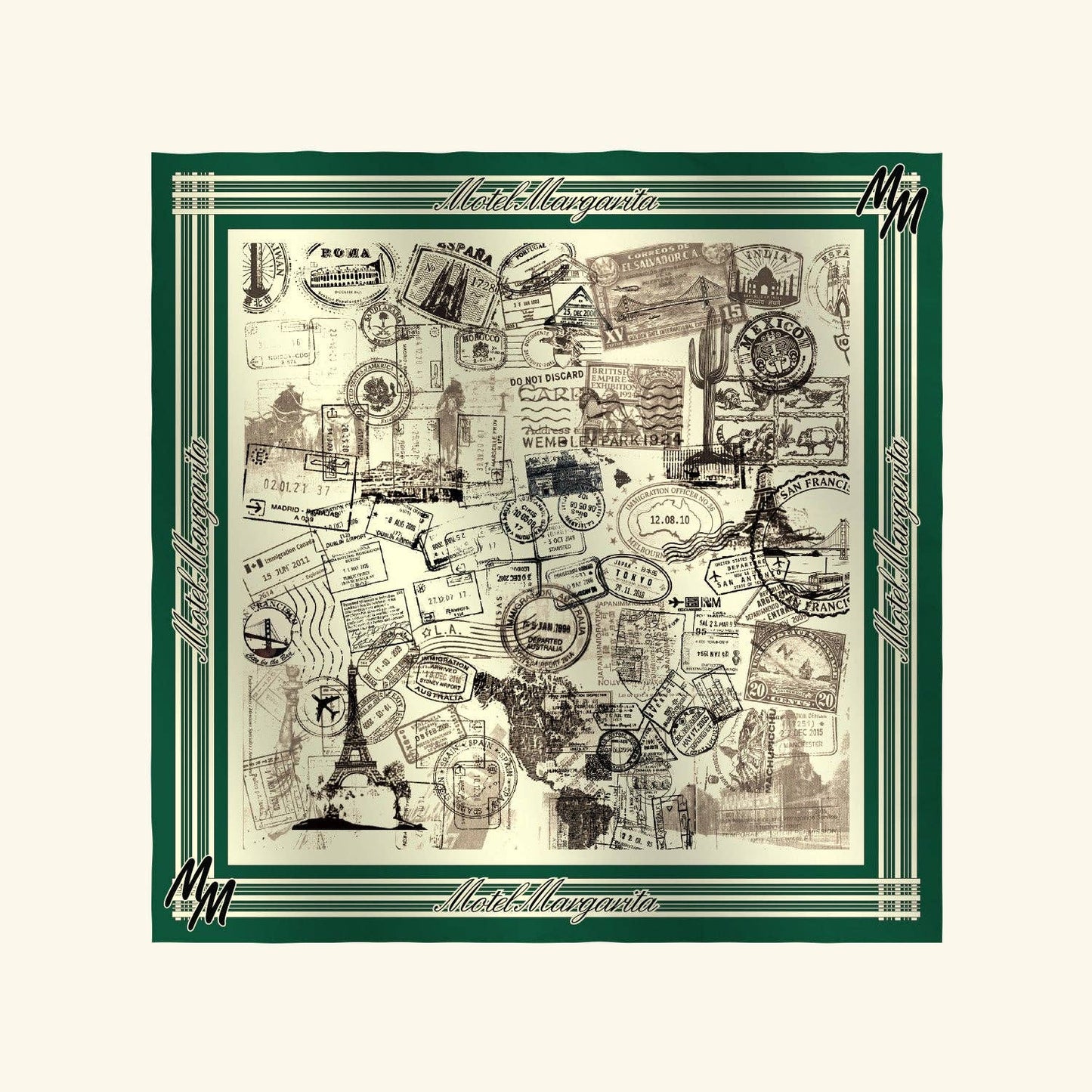 Passport Scarf