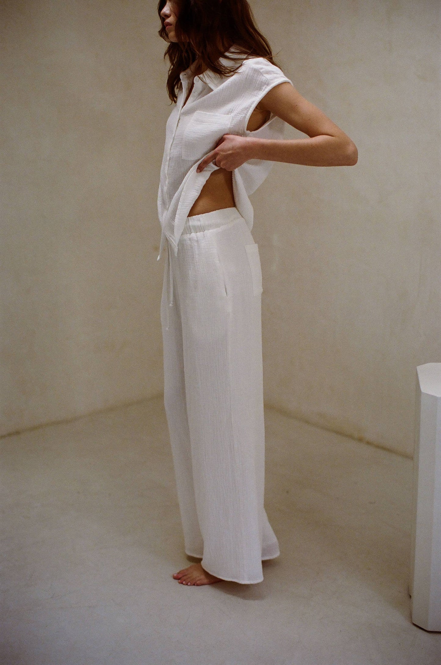 SUNRISE SAIL TOP Off White