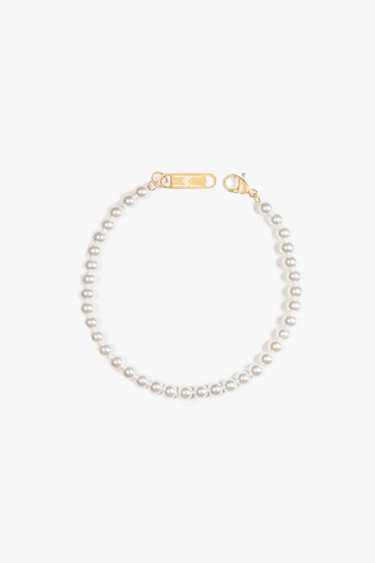 AUGUSTA BRACELET  - Pearl silver