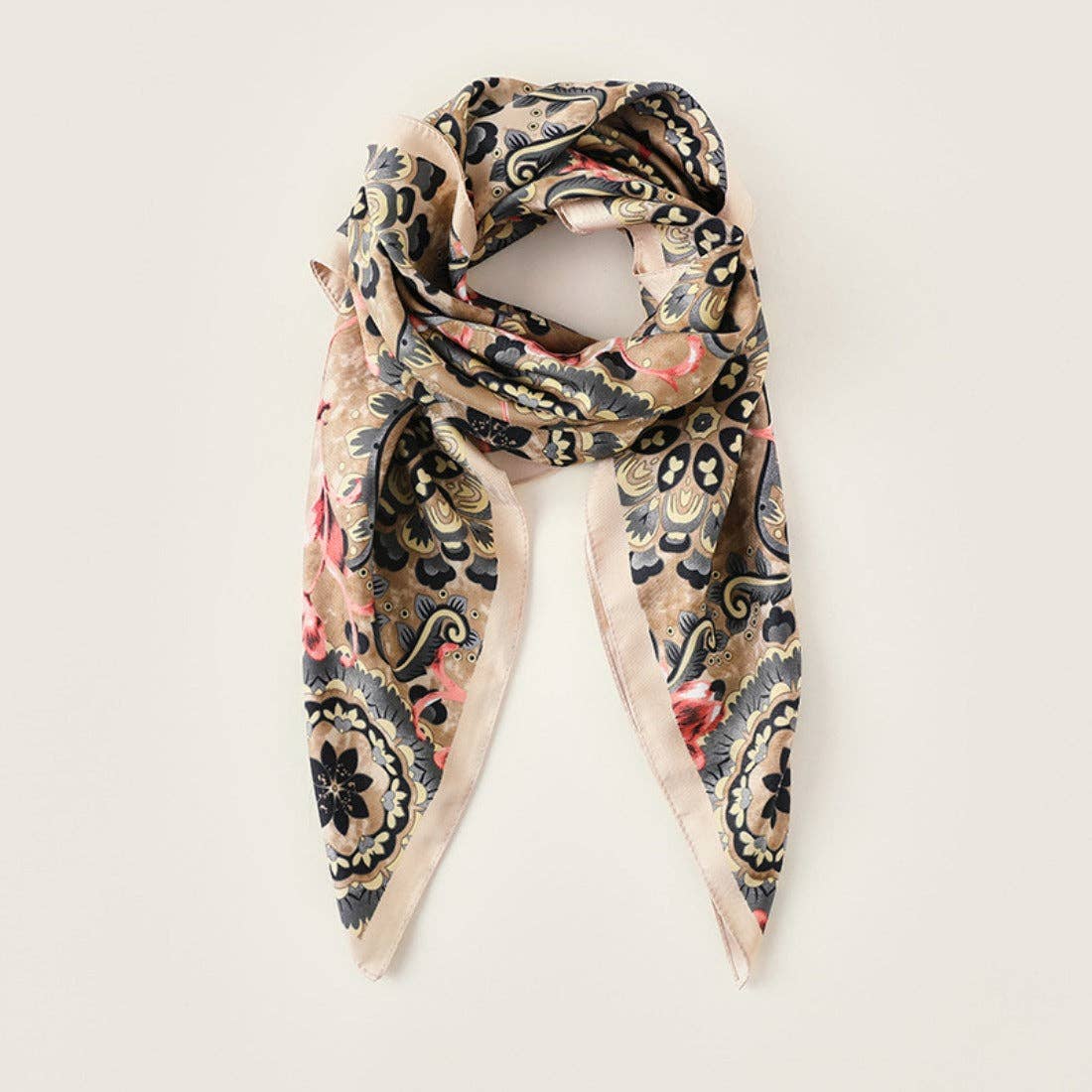 Scarvii - Floral Print PINK /