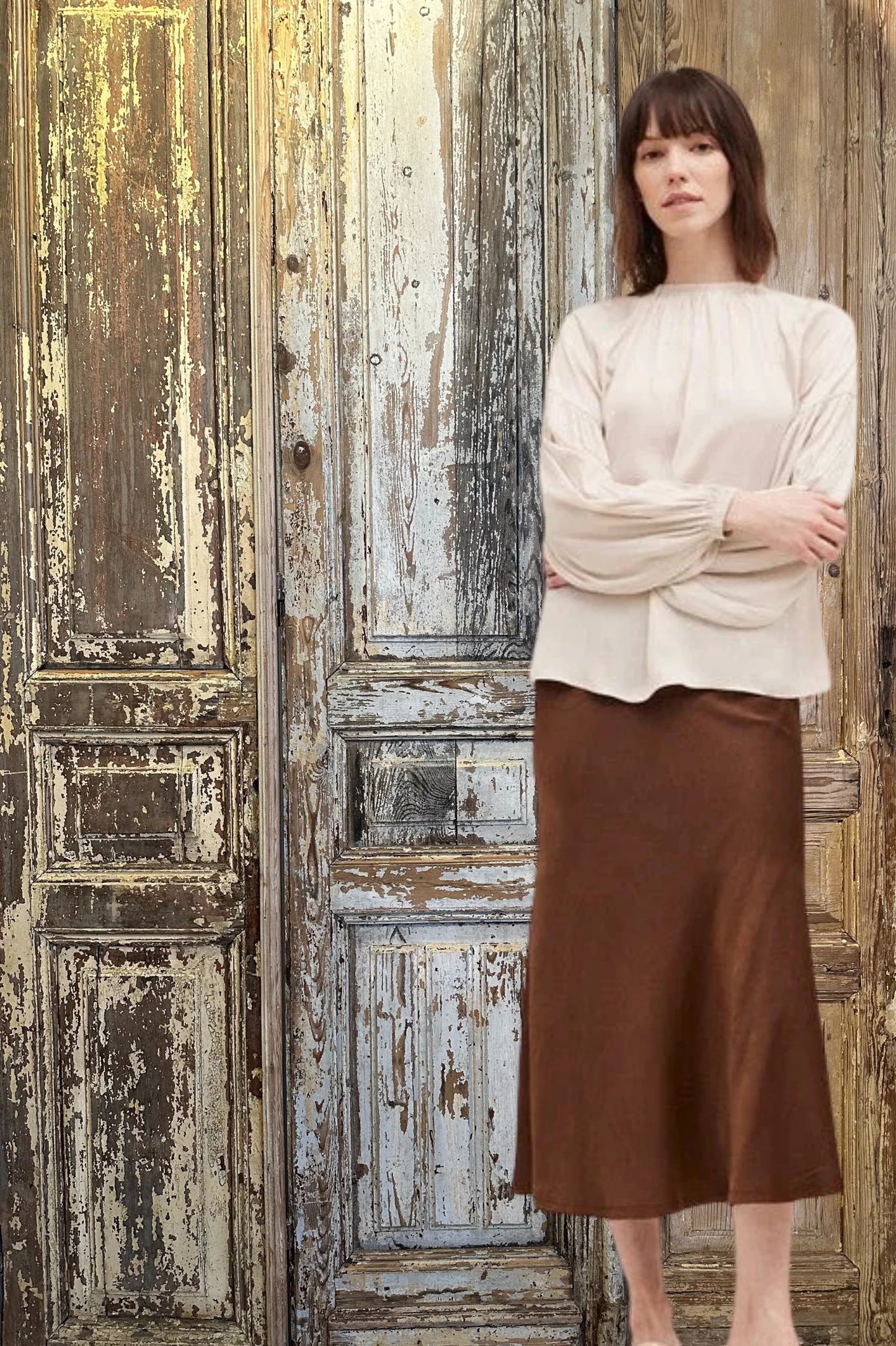 Lauren Satin Skirt