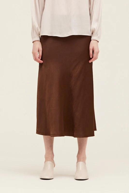 Lauren Satin Skirt