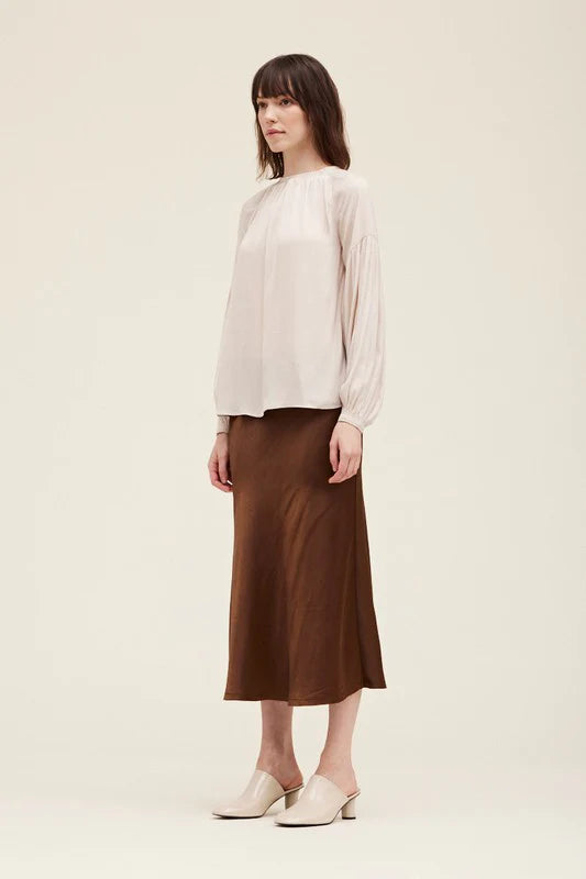 Lauren Satin Skirt
