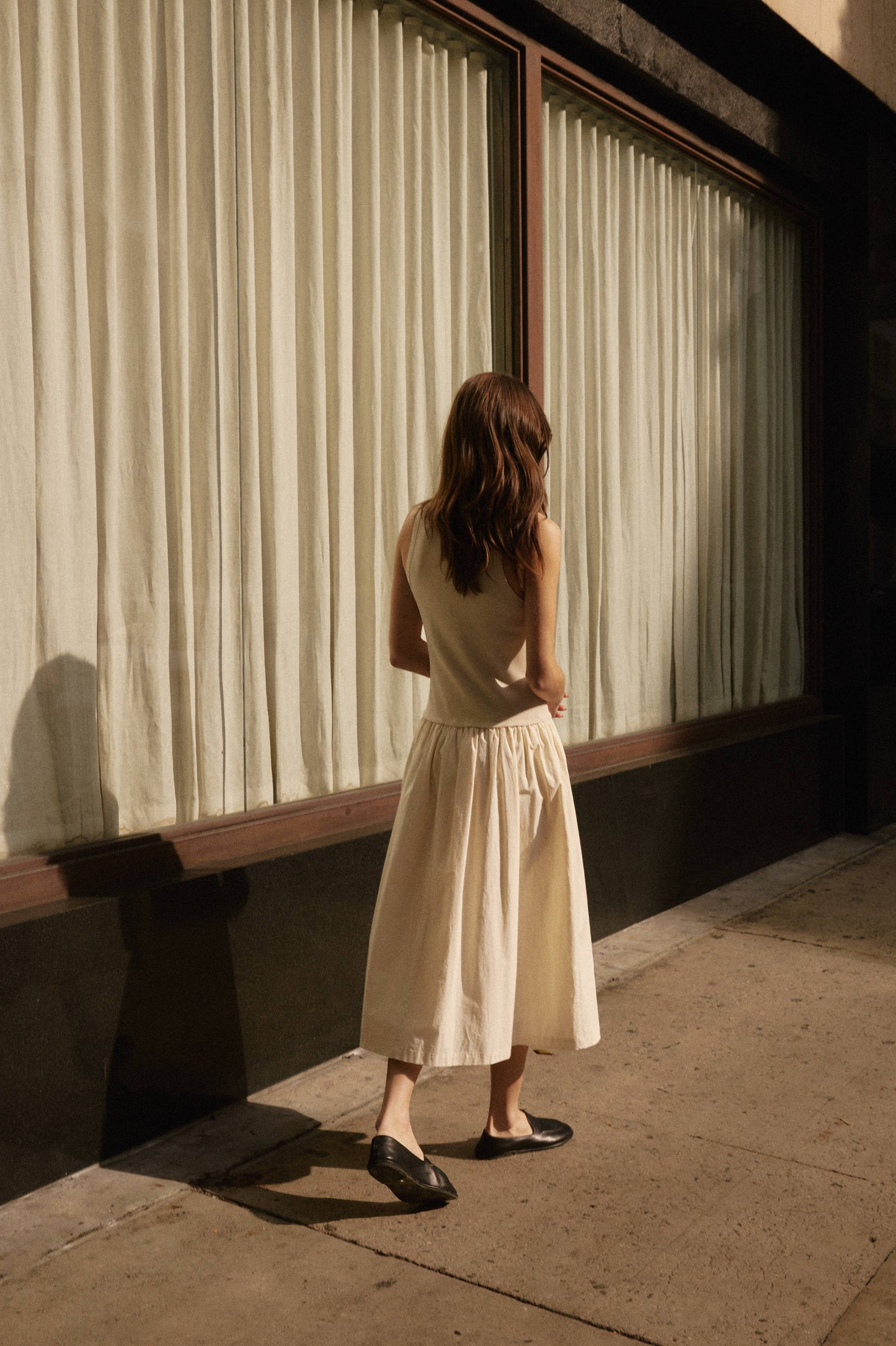 The Claire Dress | Twofer Midi Dress