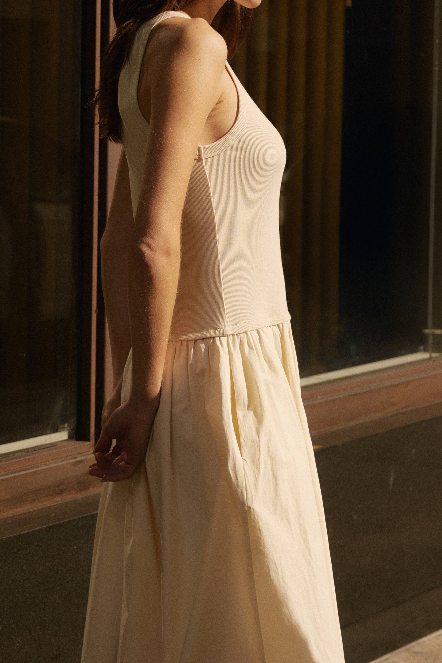 The Claire Dress | Twofer Midi Dress