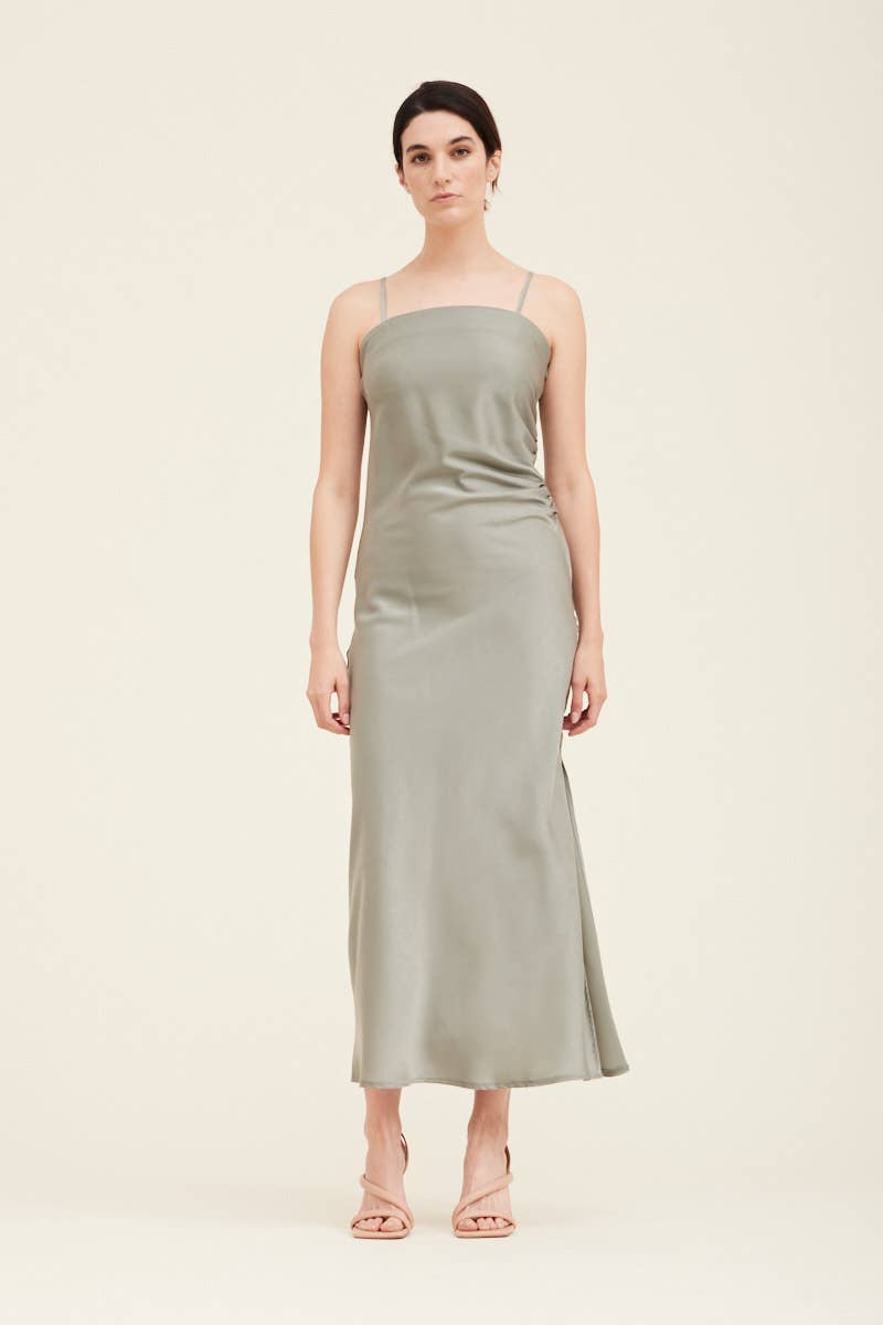 The Catherine Dress ( DUSTY SAGE)