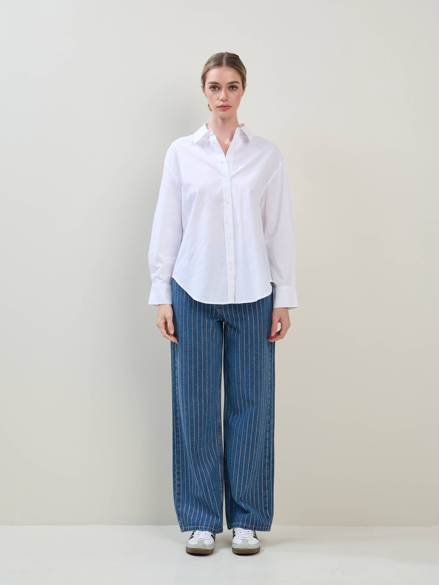 White Button-down
