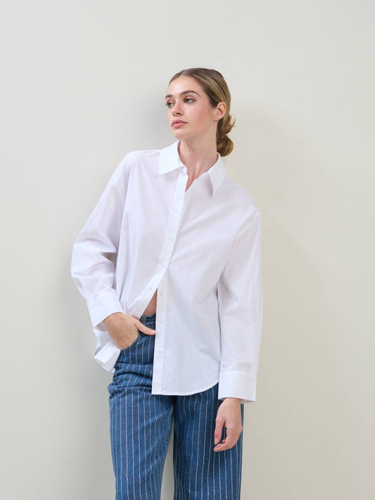 White Button-down
