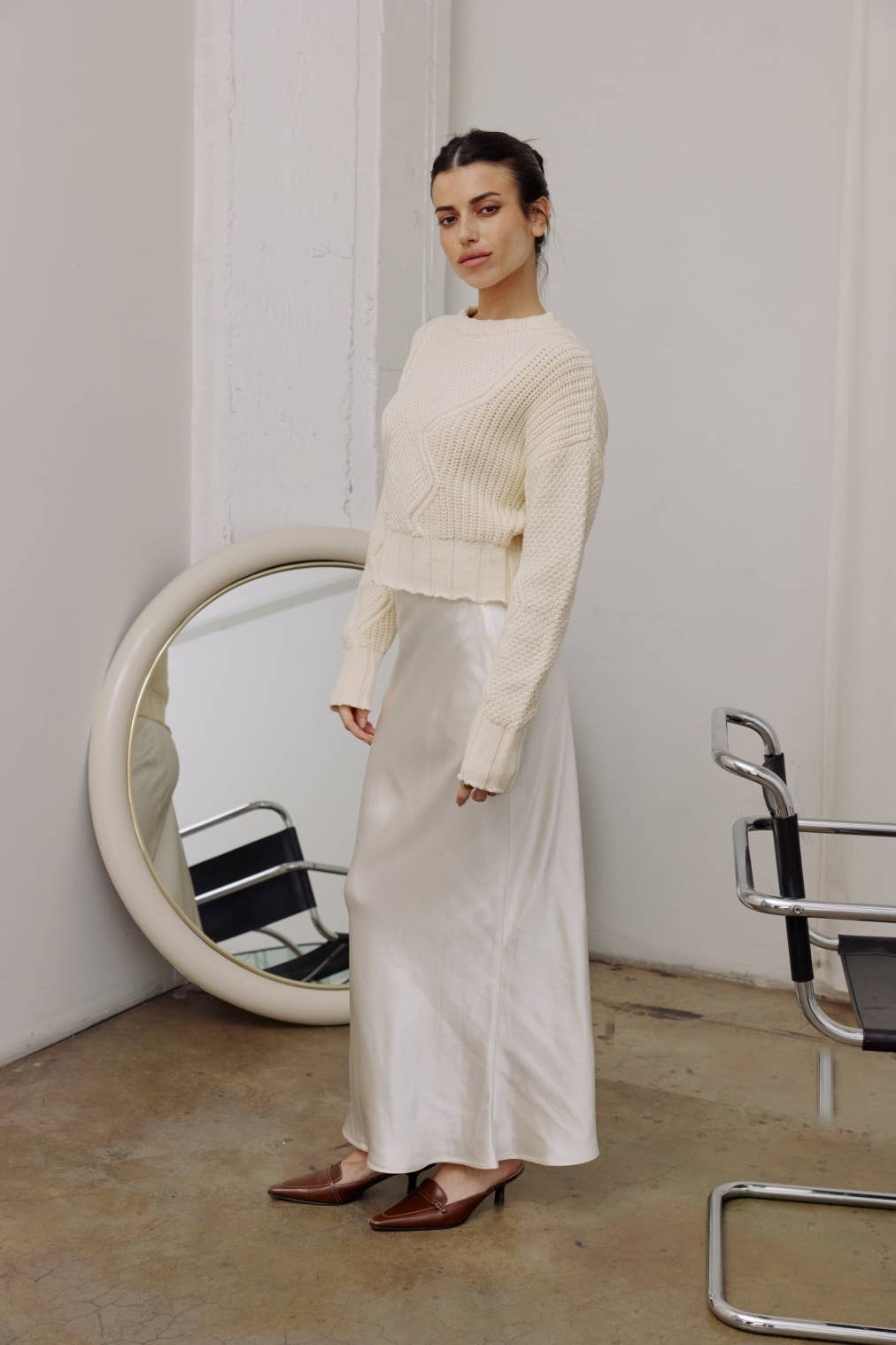 The Sadie Sweater  CREAM