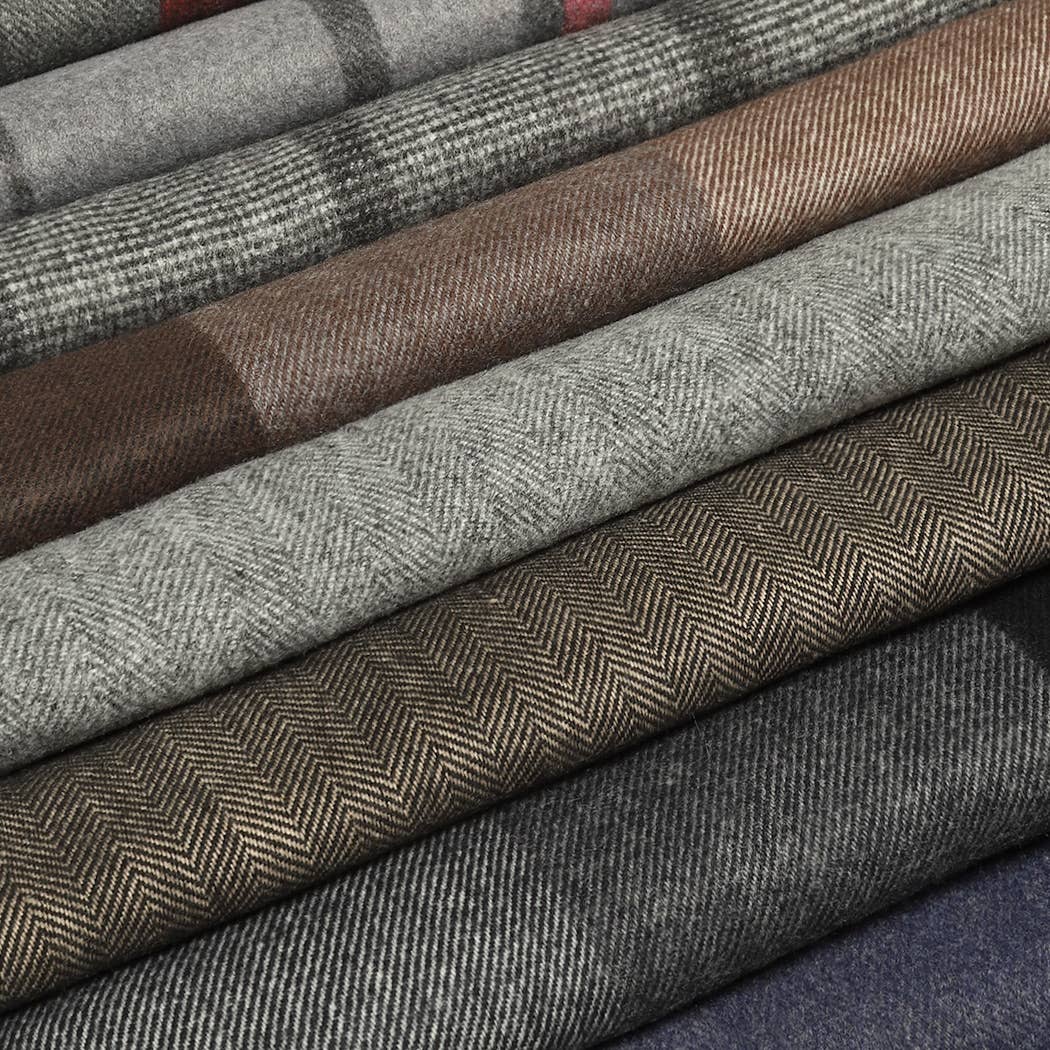 Plaid Herringbone Scarf