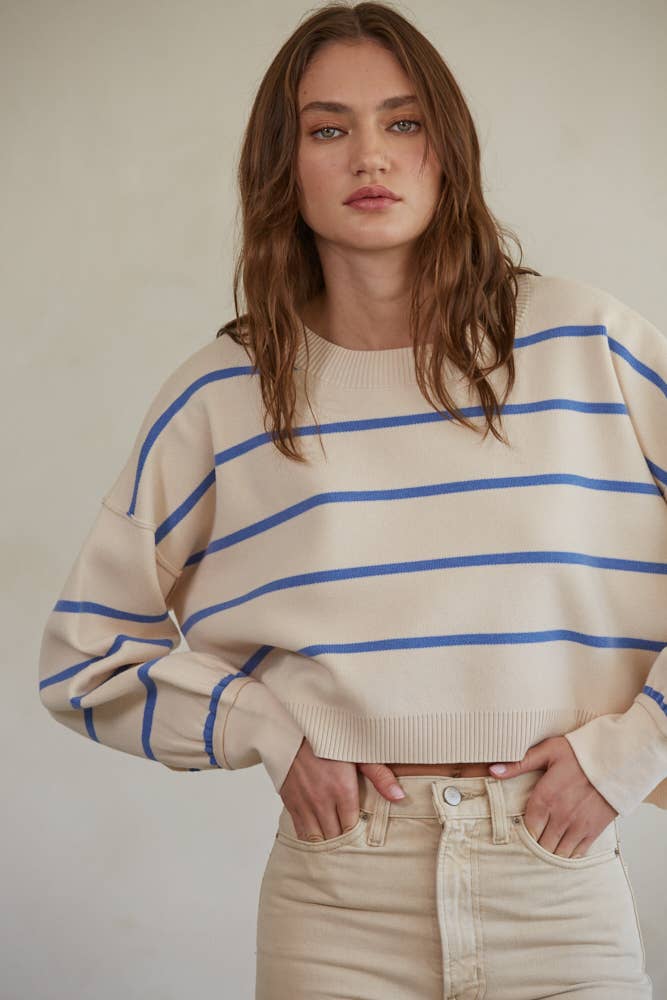 Frankie Striped Pullover,