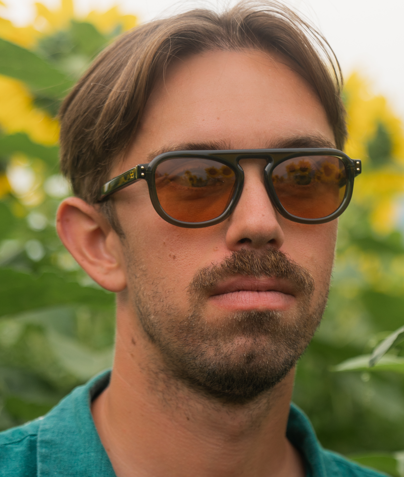 Stevie - Amber Dip Sunglasses