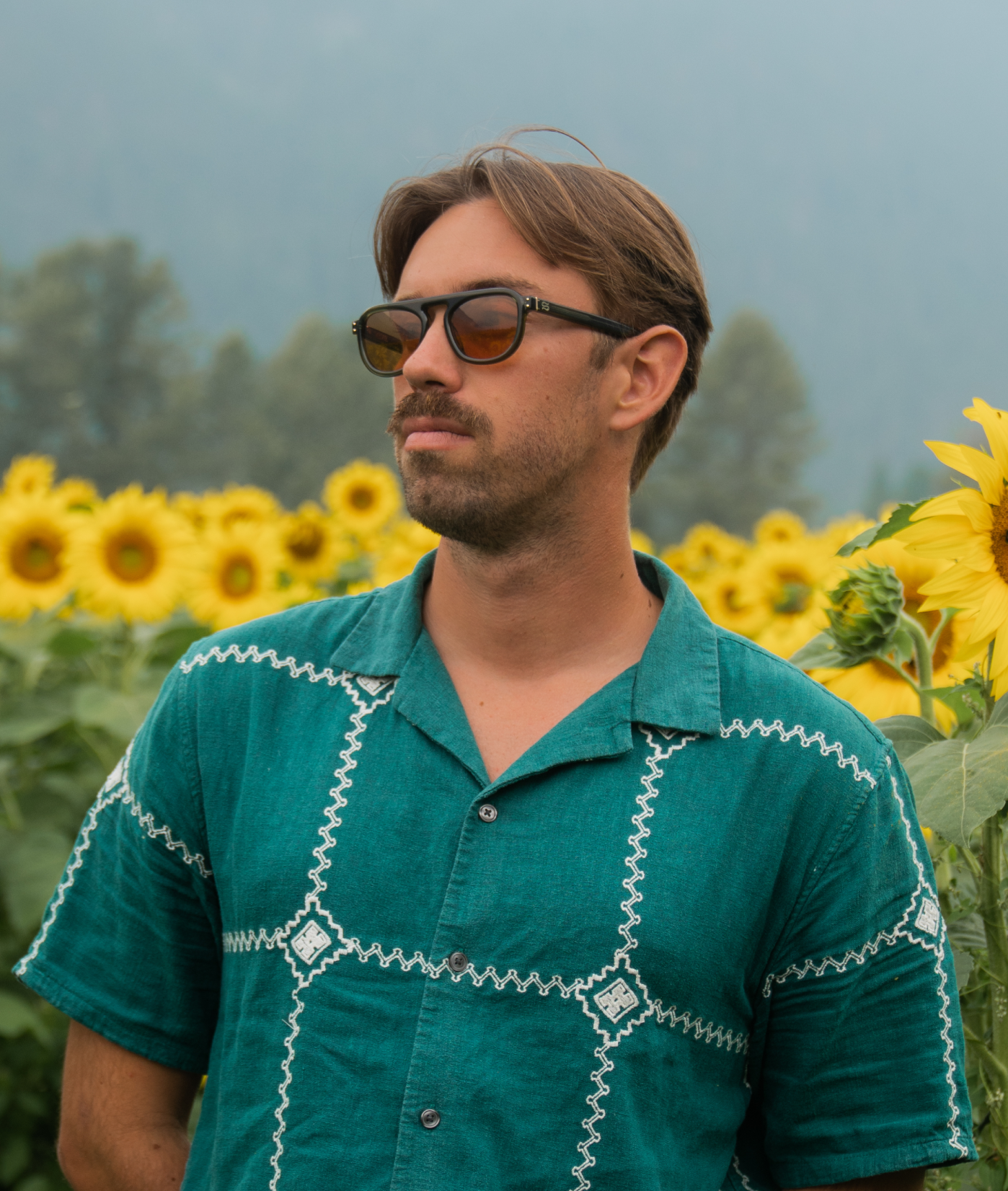 Stevie - Amber Dip Sunglasses