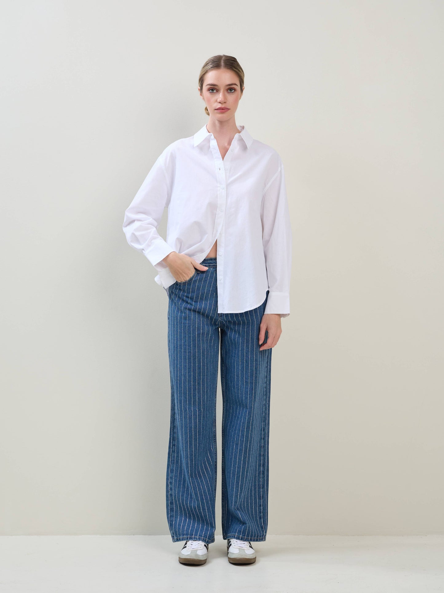 White Button-down