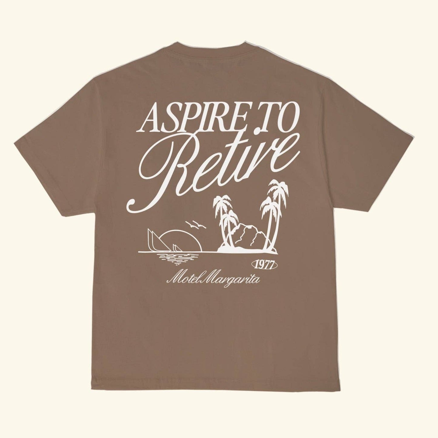 Retire Tee - Mocha: