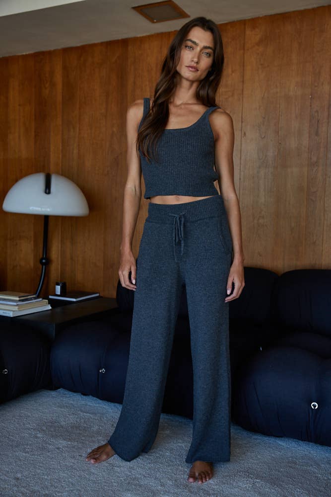 Knit Bralette Top: