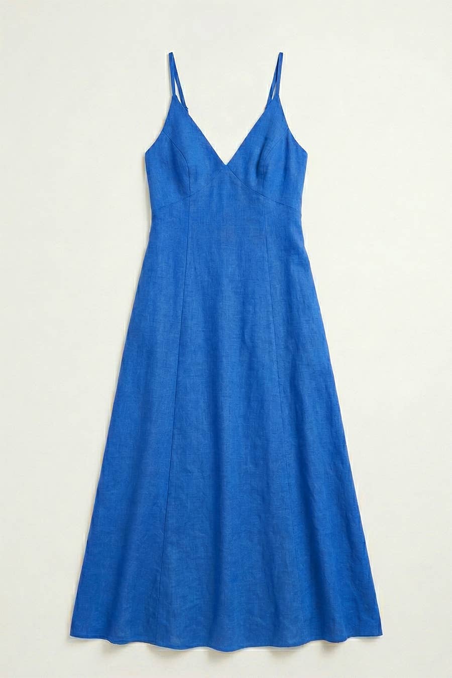 Capri Open Back Maxi Dress: COBALT