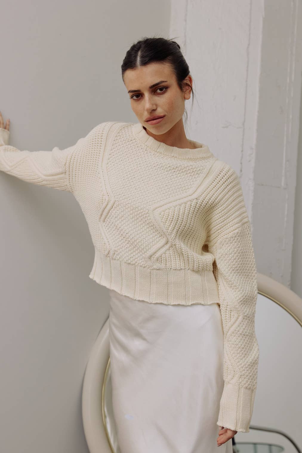 The Sadie Sweater  CREAM