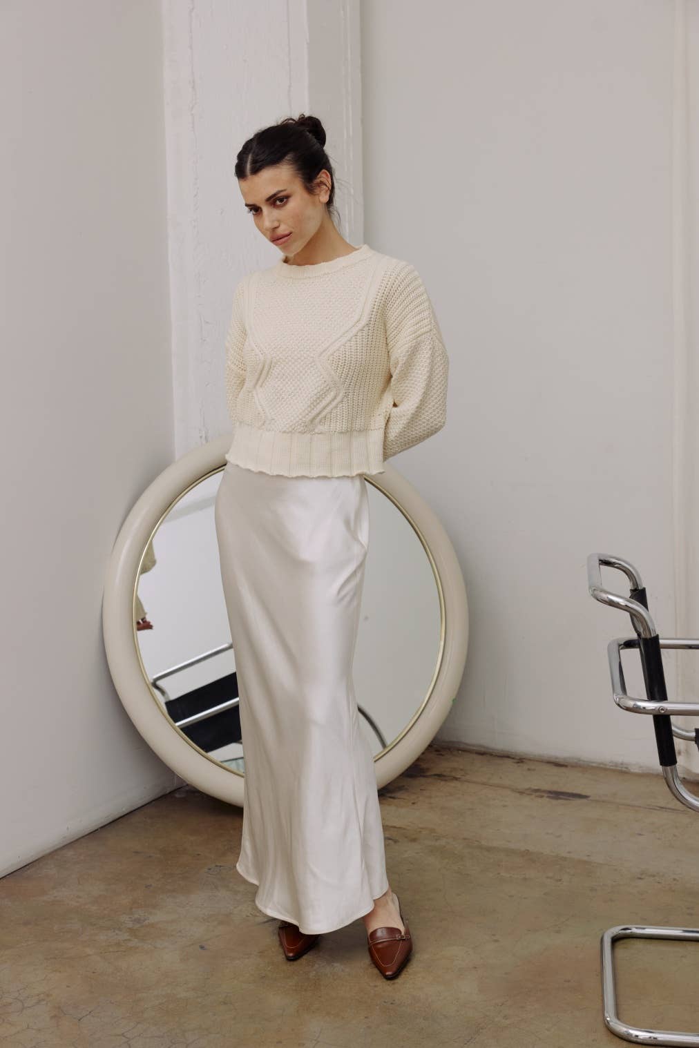 The Sadie Sweater  CREAM