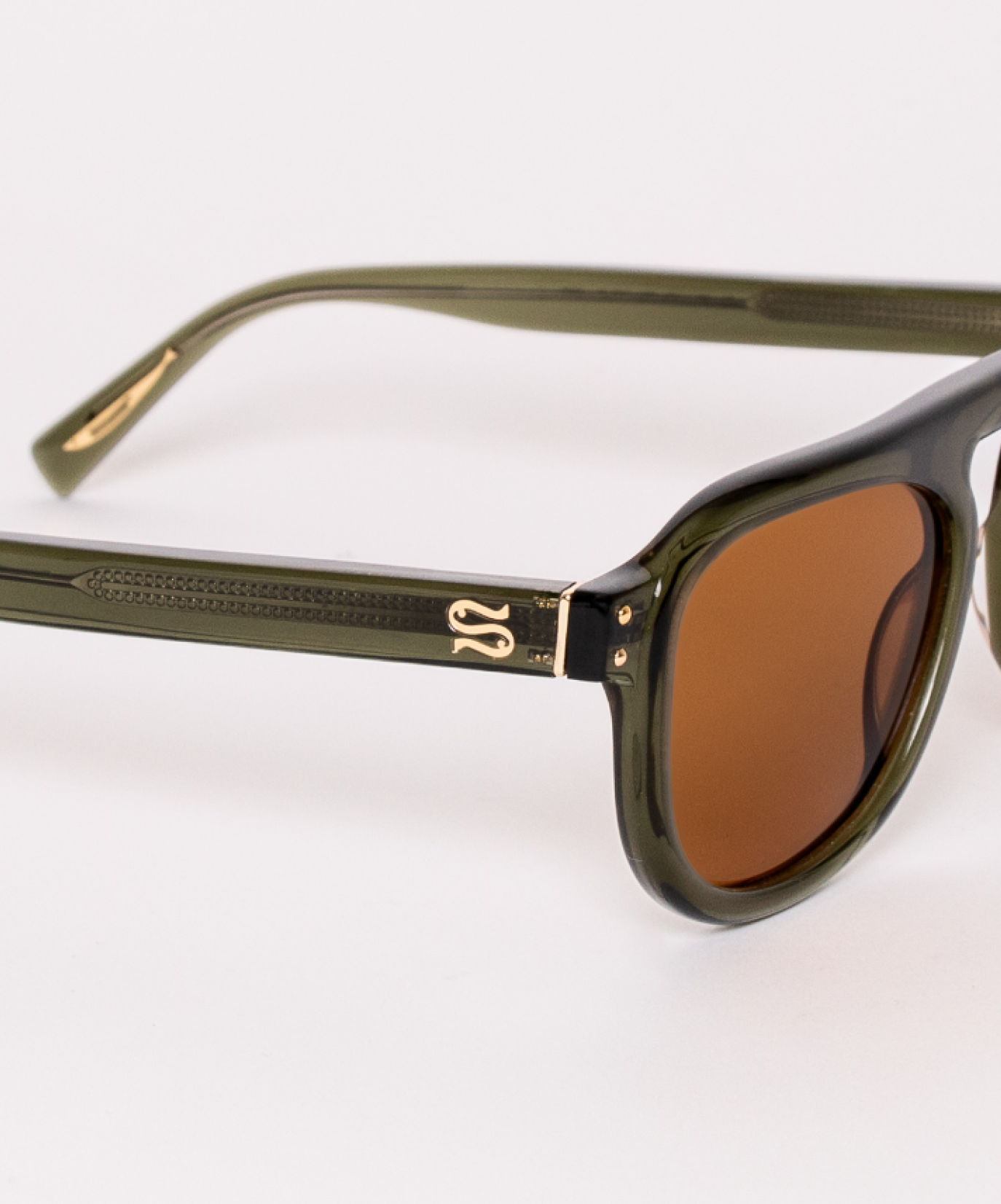 Stevie - Amber Dip Sunglasses