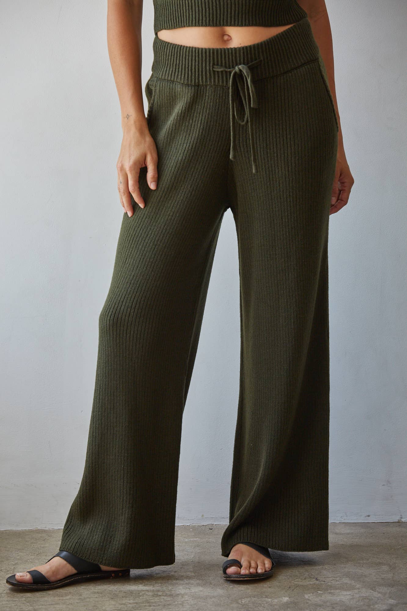 Knit Sweater Pants: