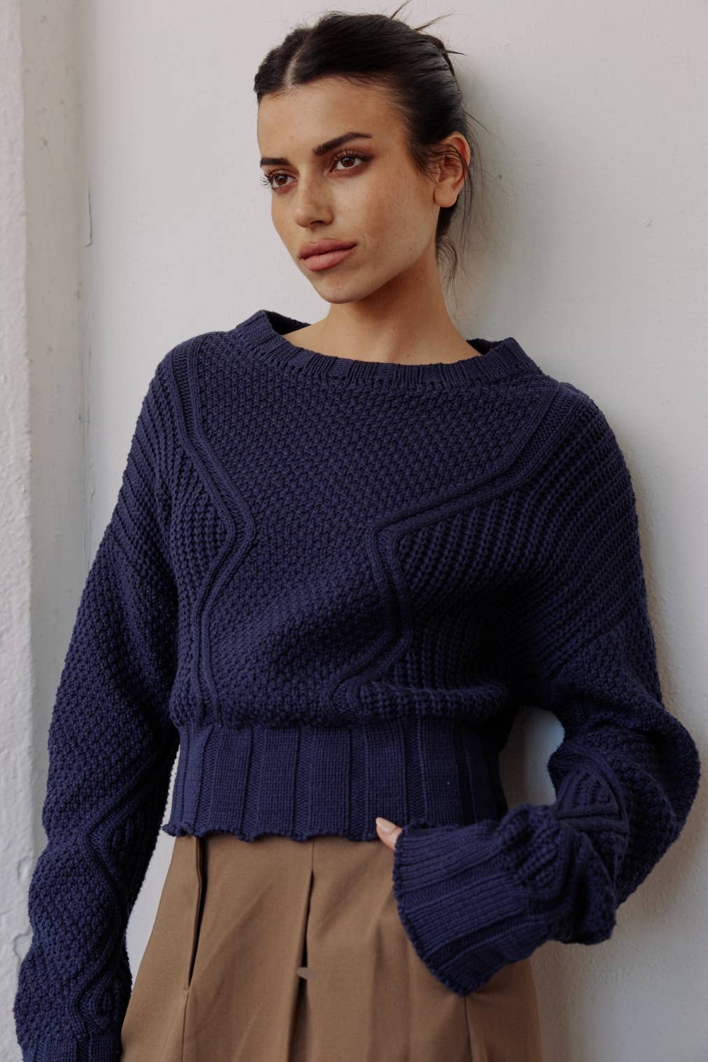 The Sadie Sweater: NAVY