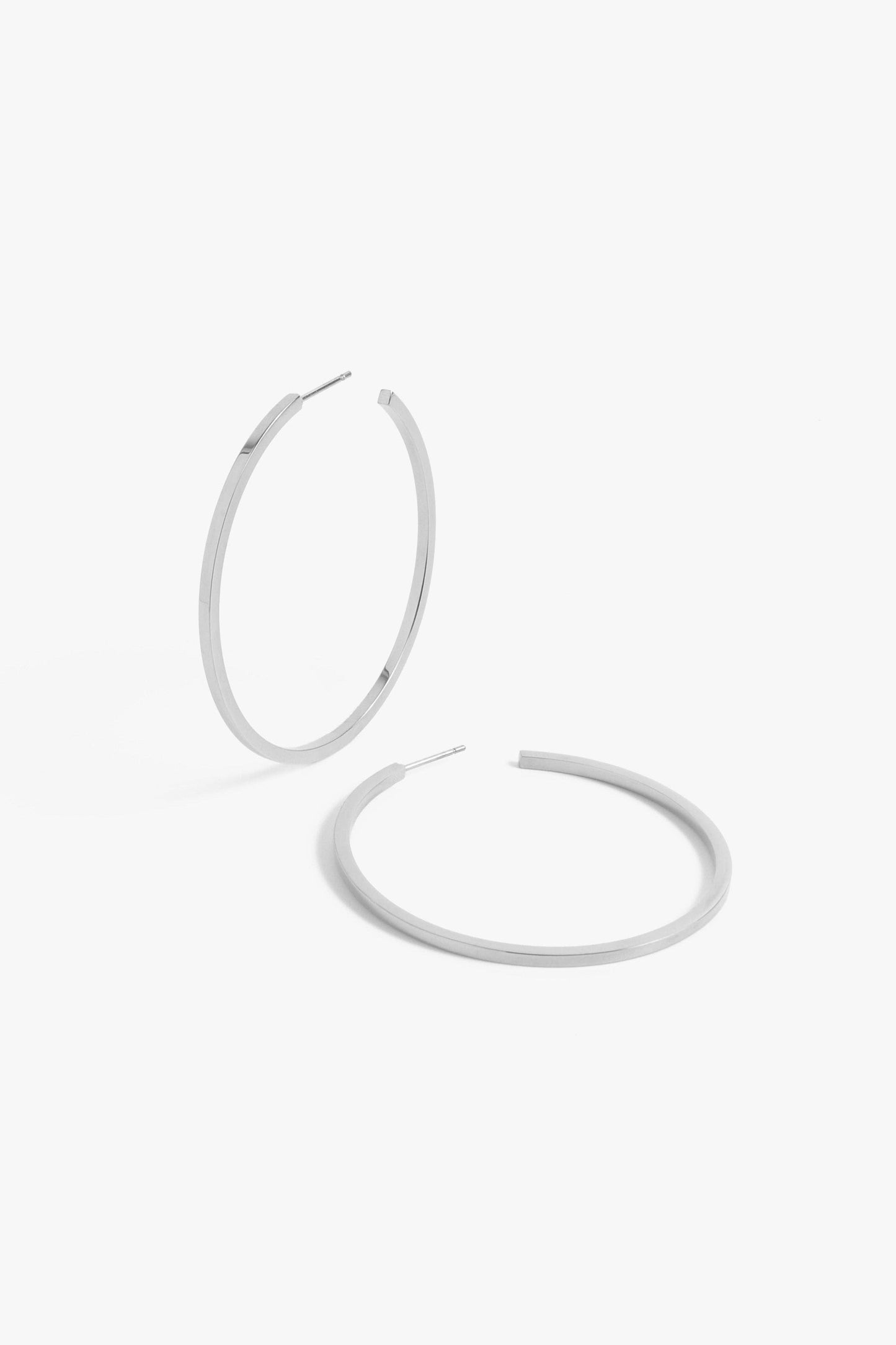 Jay Hoops 2" Silver