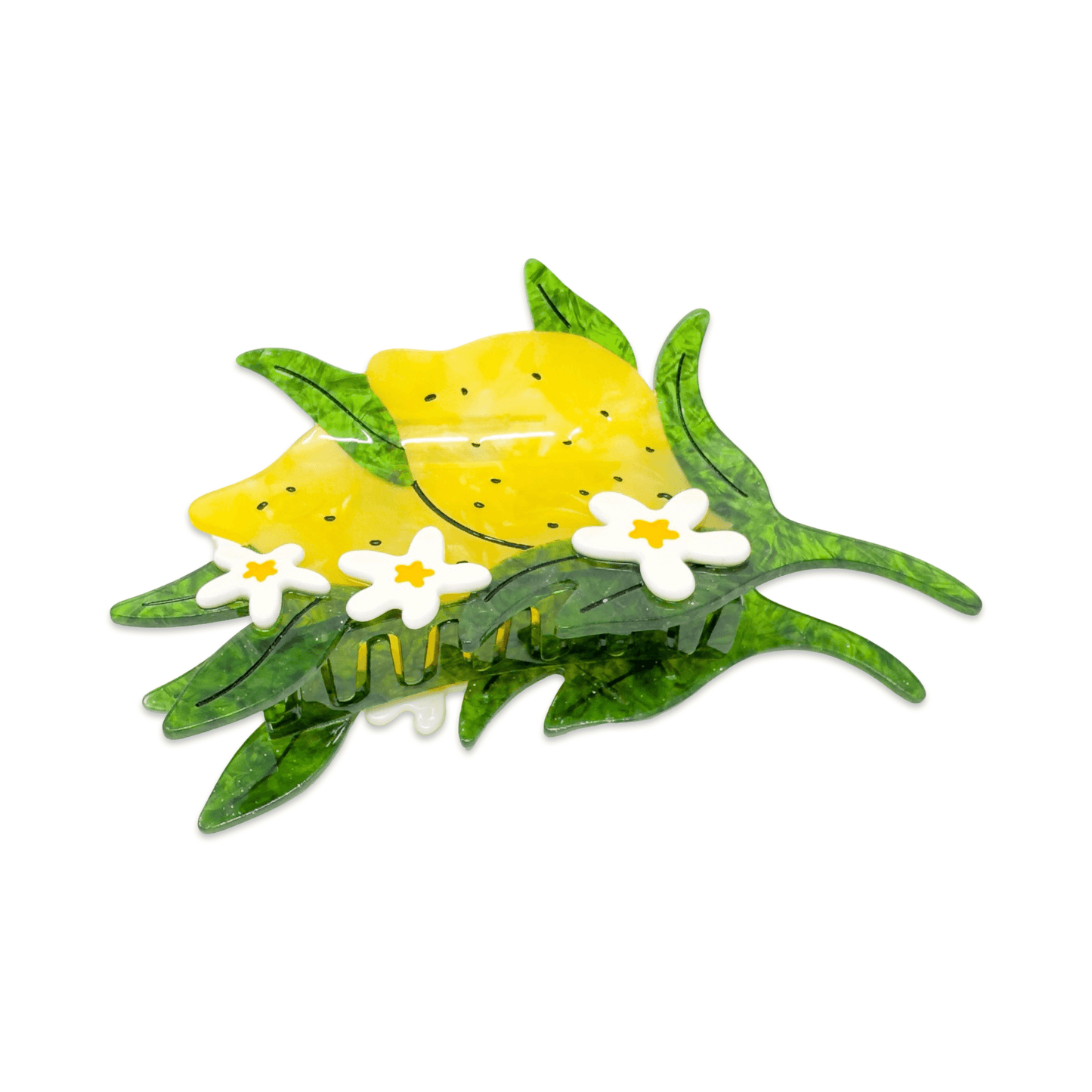XL Lemon and Flowers Clip