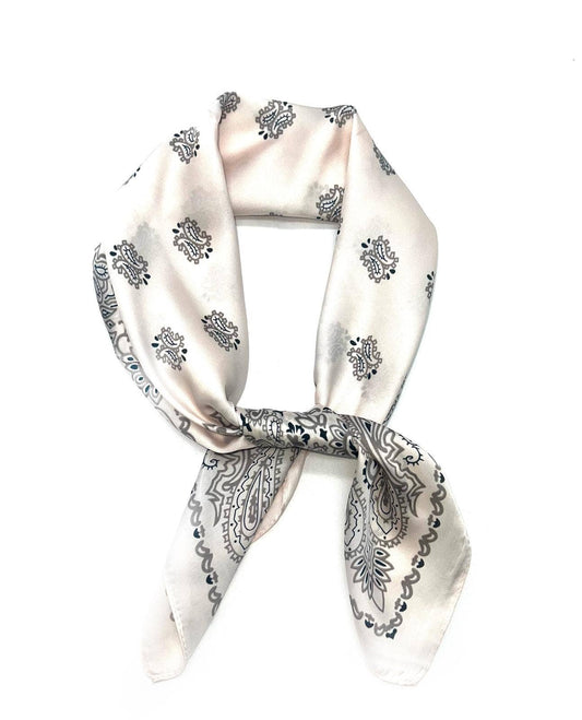 Rosette Scarf Soft Pink