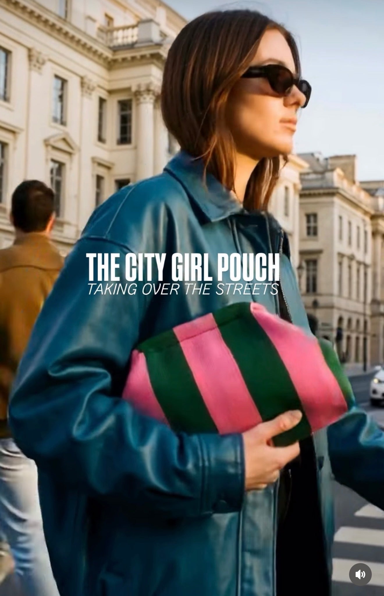 Pouch: Green Pink
