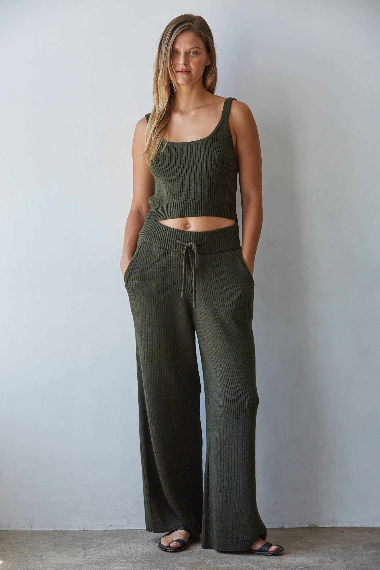 Knit Sweater Pants: