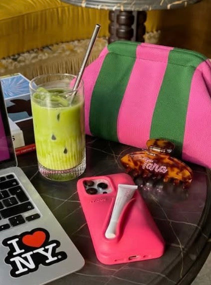 Pouch: Green Pink