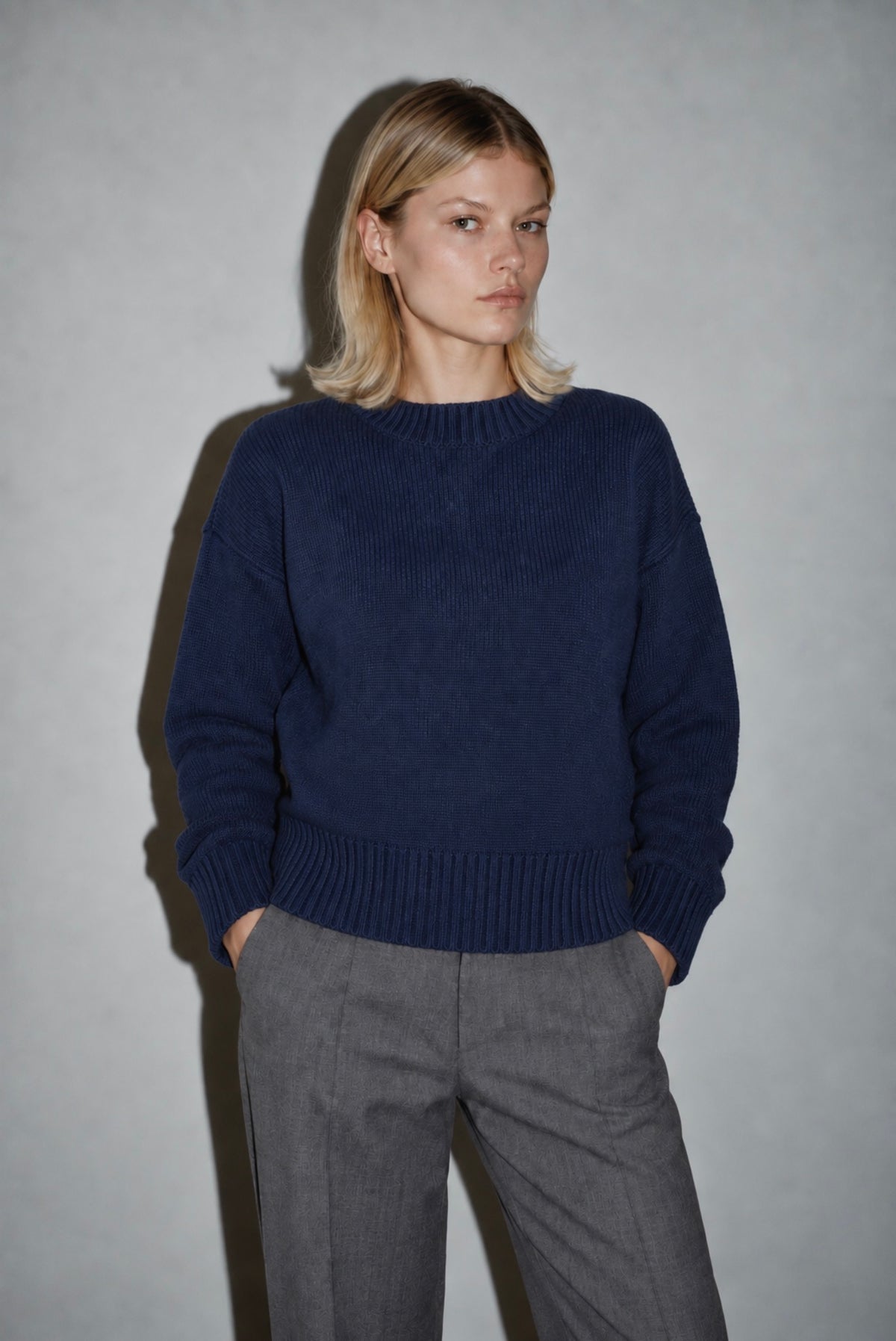 The Asher Sweater |NAVY