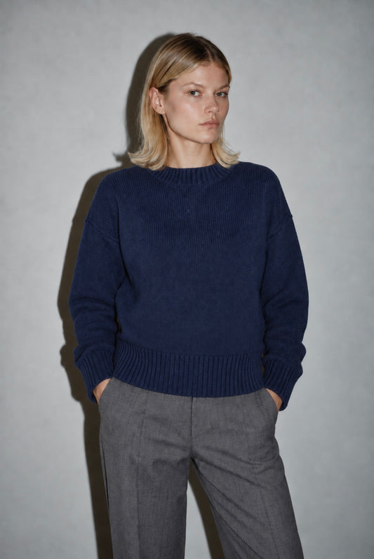 The Asher Sweater |NAVY