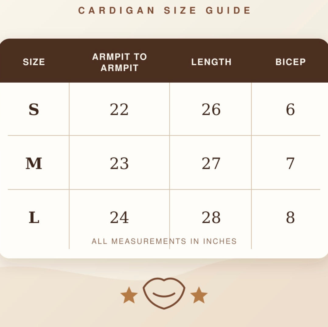 Beth cardigan: