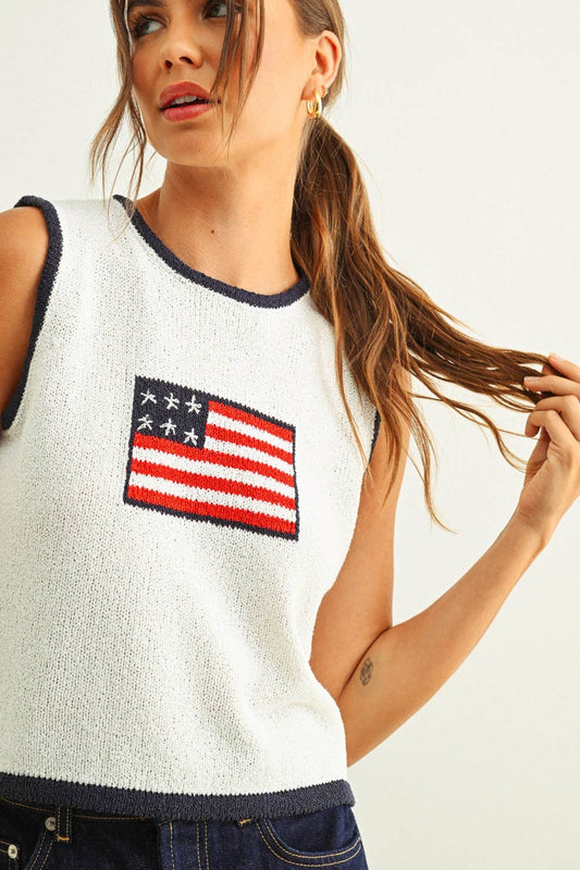 American Flag Top