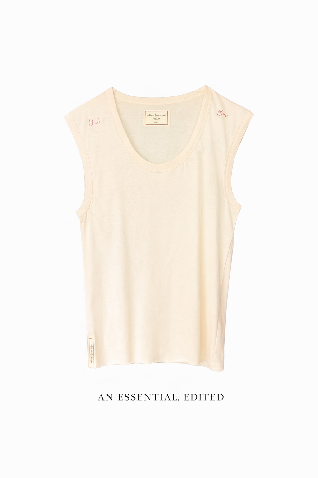 Also, Freedom - Oui Non, Scoop Muscle Tank: Small