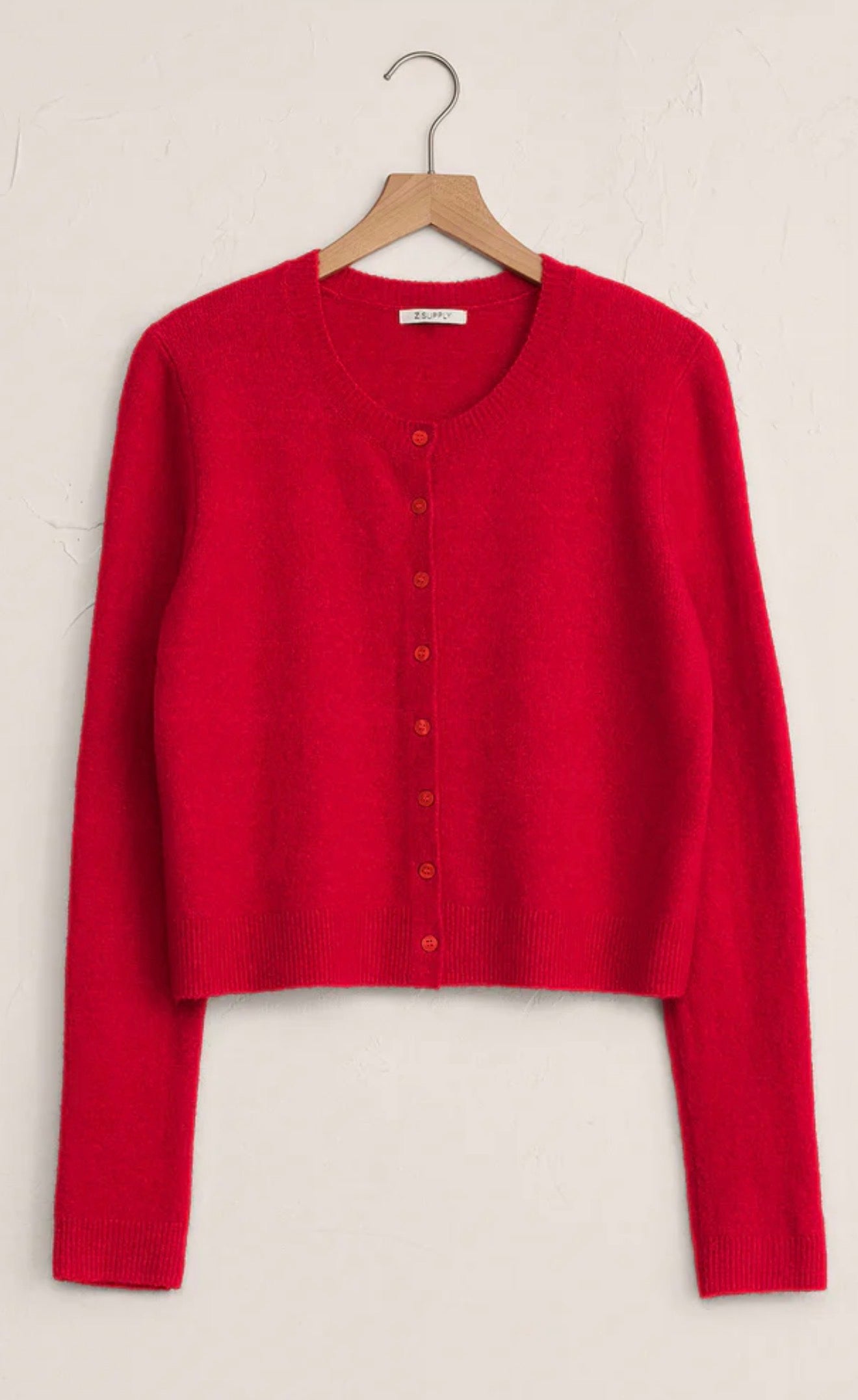 Medina Cozy Cardigan (red)