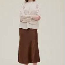 Lauren Satin Skirt