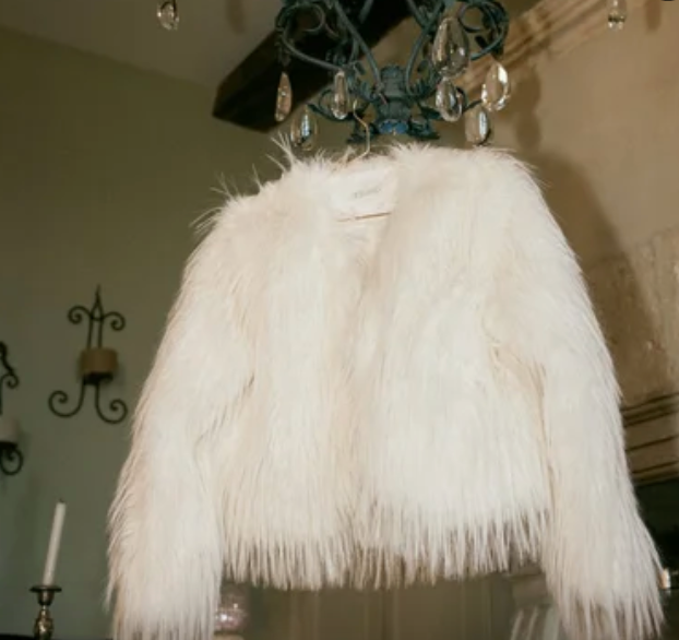 Cyndi Faux Fur Crop Jacket