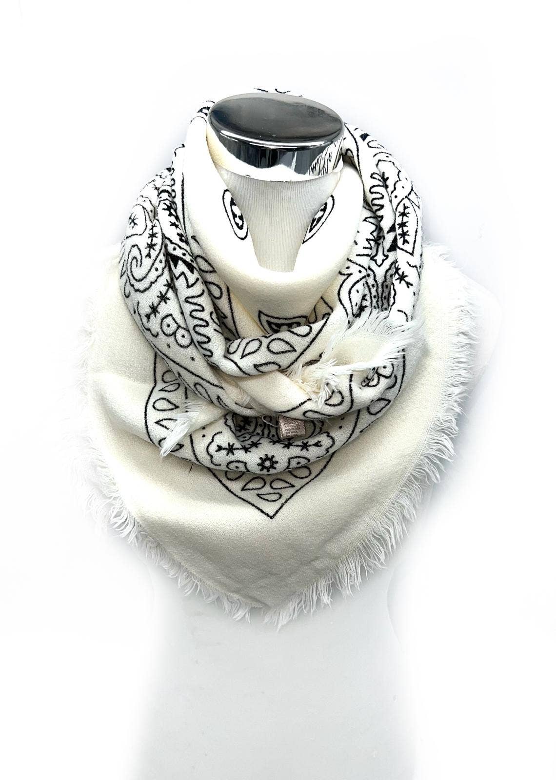 Large  bandana : White