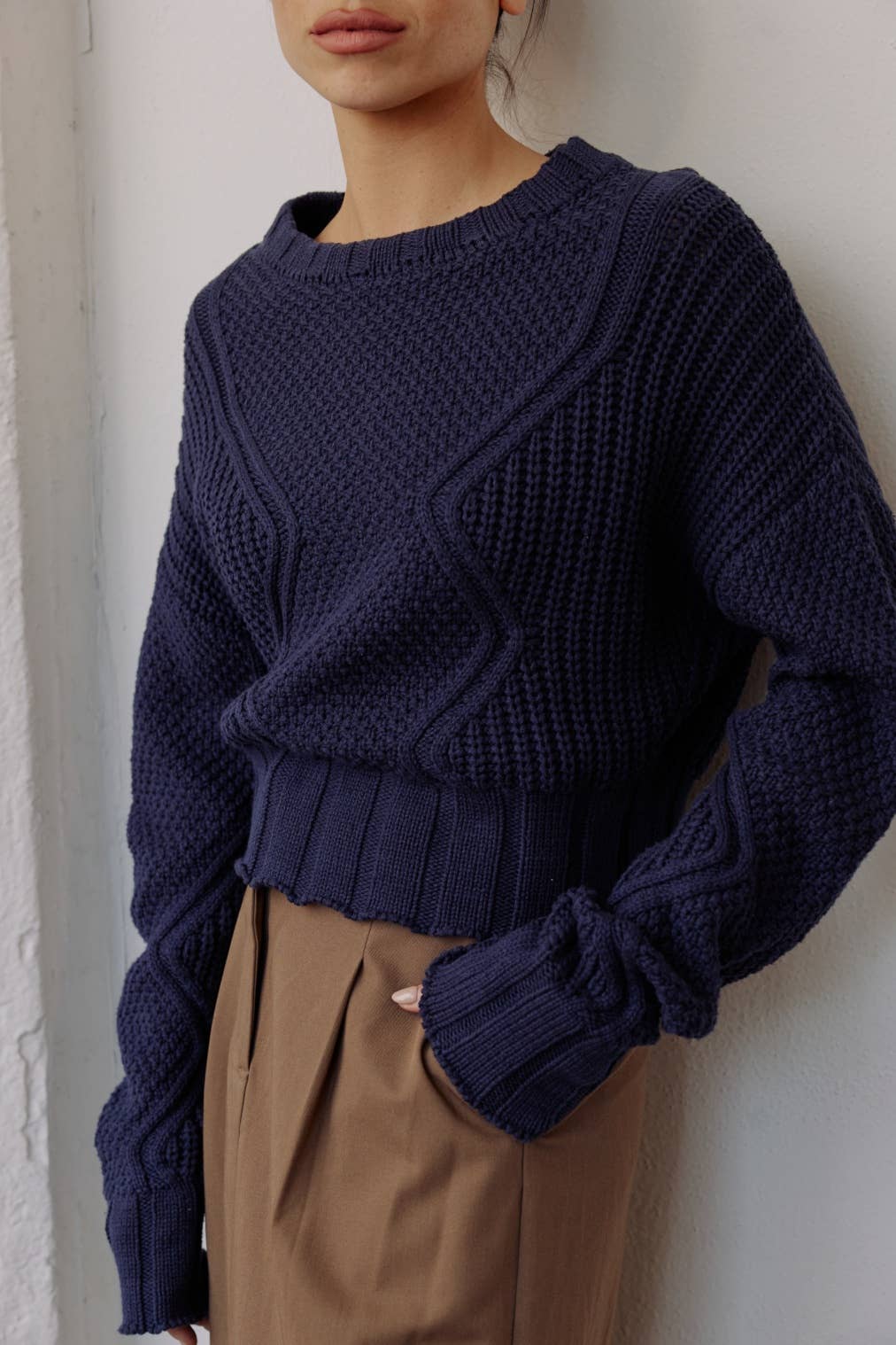 The Sadie Sweater: NAVY
