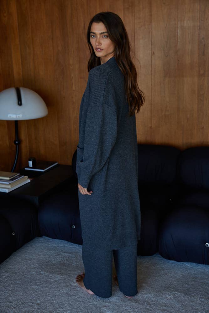 Knit Duster Cardigan: