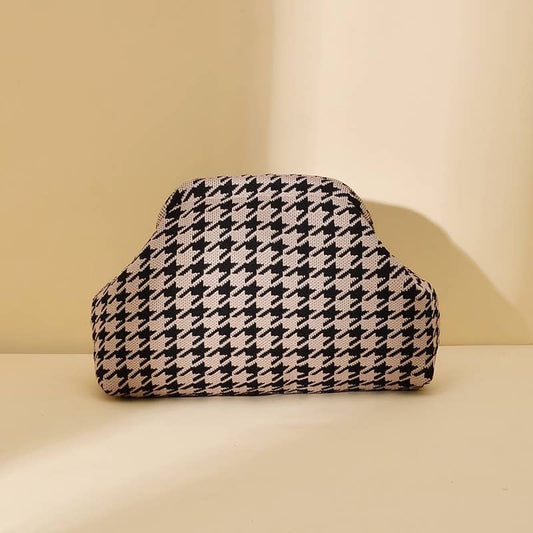 Houndstooth Pouch