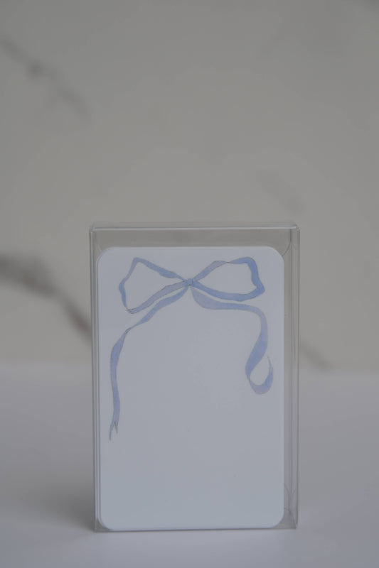 Blue Bow Tiny Notes