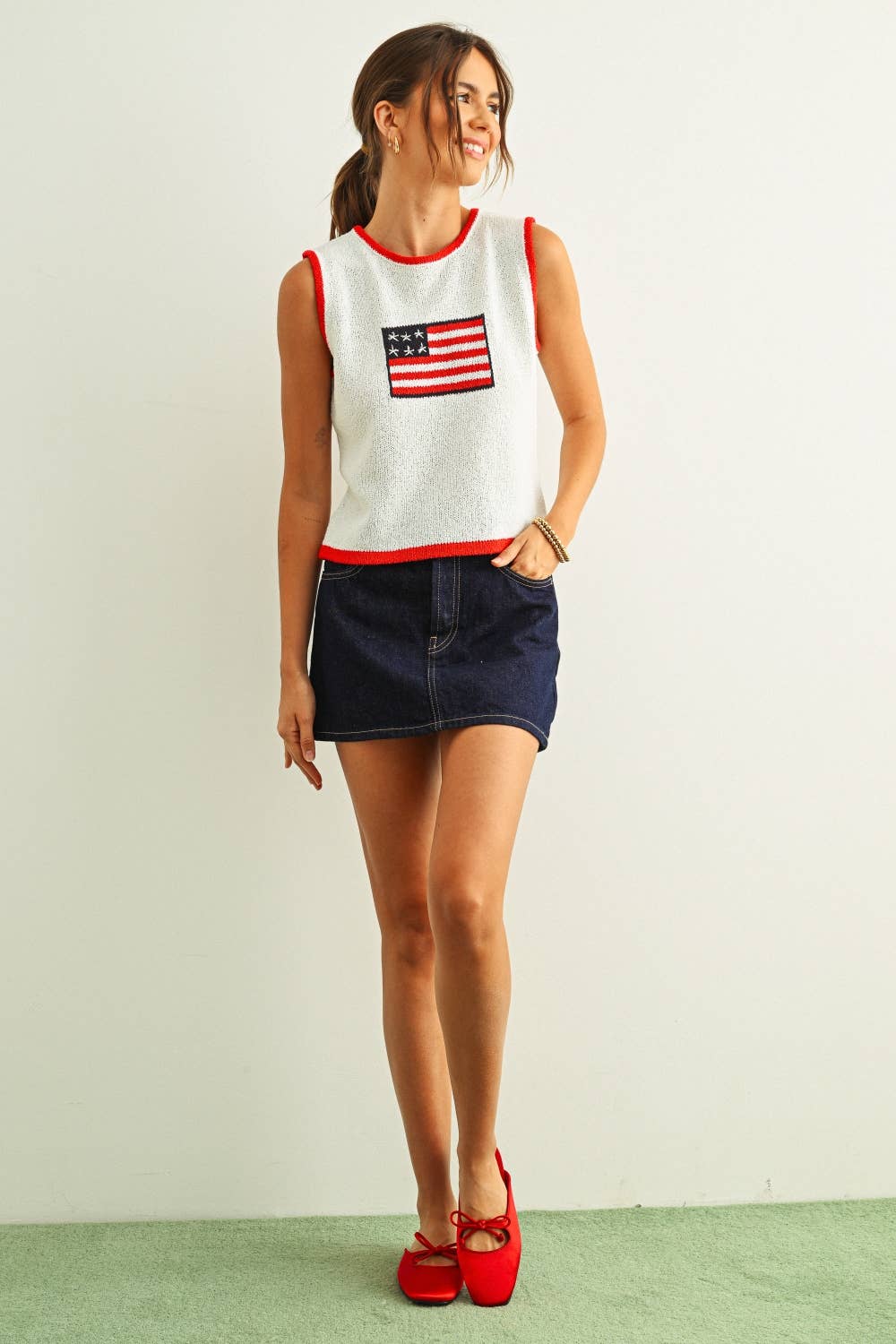 American Flag Top