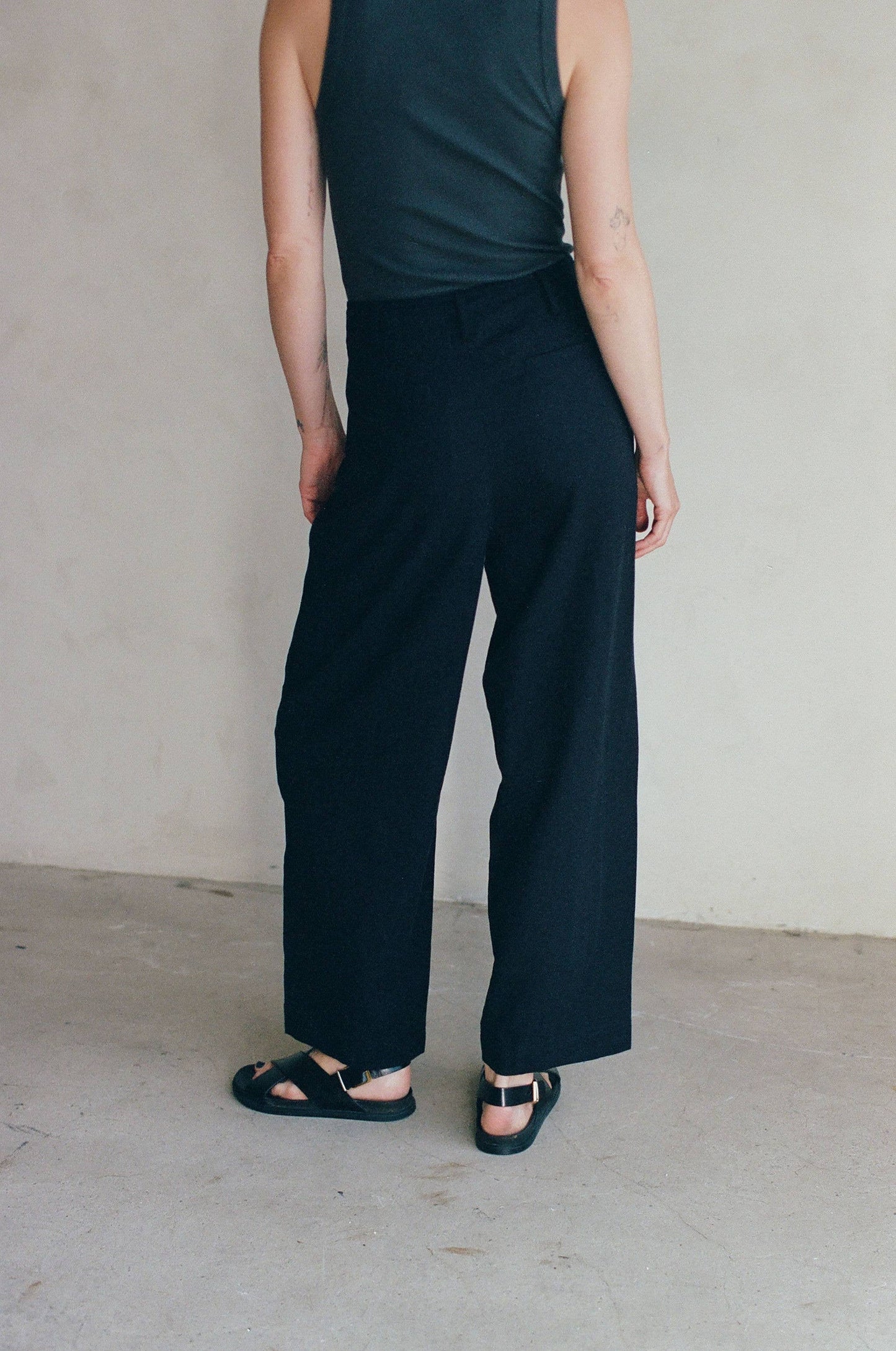 Woven Linen Pants: