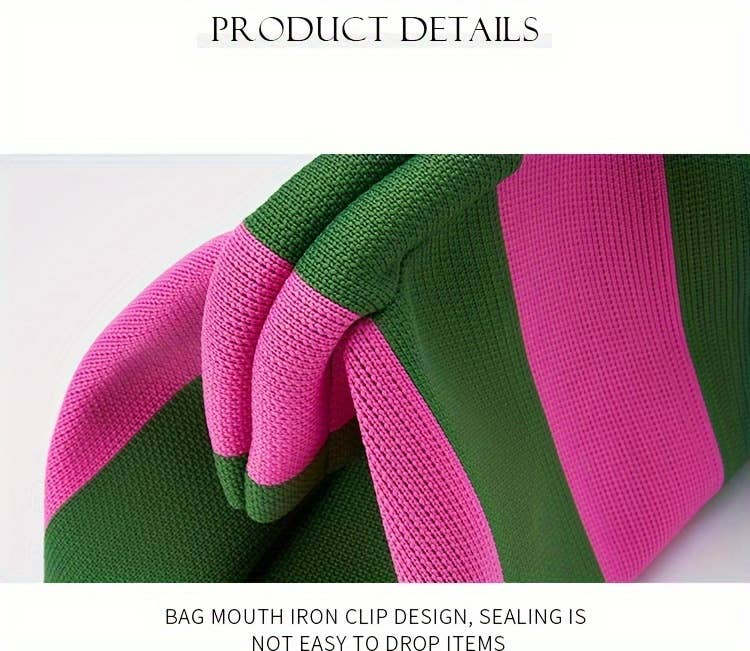 Pouch: Green Pink