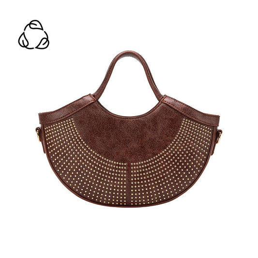 Melie Bianco - Kaylee Burgundy Recycled Vegan Top Handle Bag 